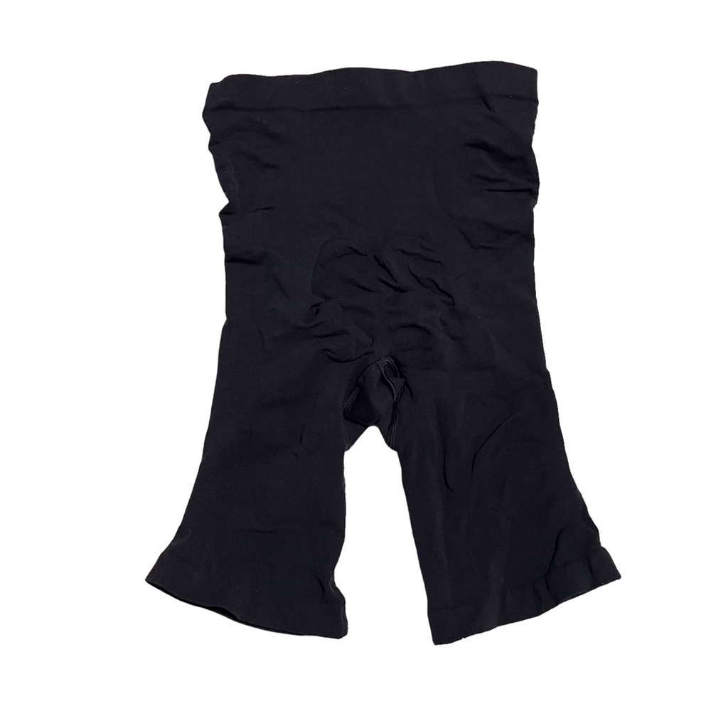 Skims Sculpting Shirt Above The Knee Open Gusset Black Size 2X 3X - Picture 5 of 9